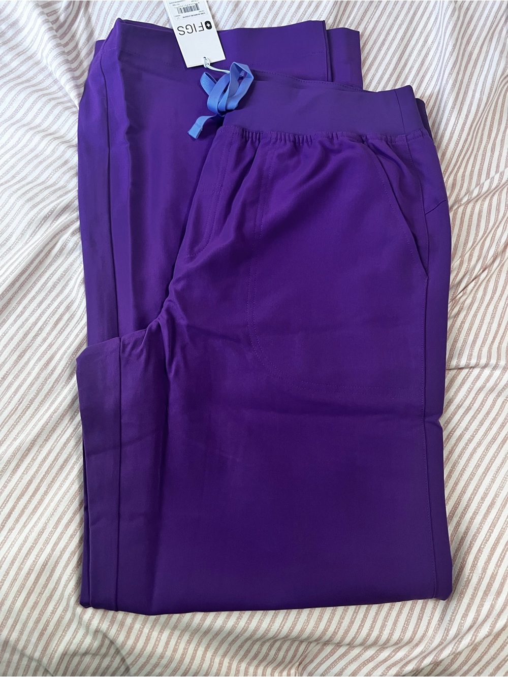 Figs Isabel Wide Leg Digital Grape